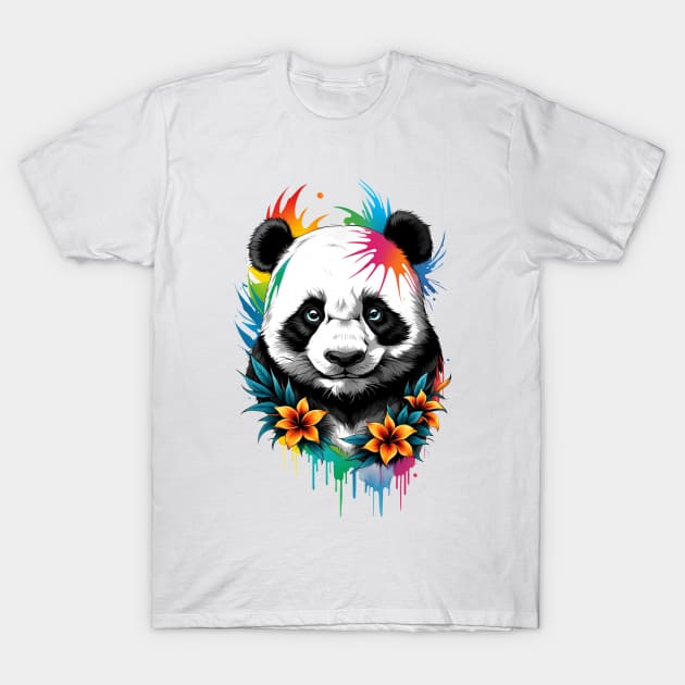 PandaZen: Wearable Art for a Whimsical Lifestyle T-Shirt by AlexBRD